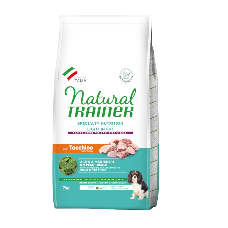 Natural Trainer Dog Small&Mini Light Tacchino 7kg