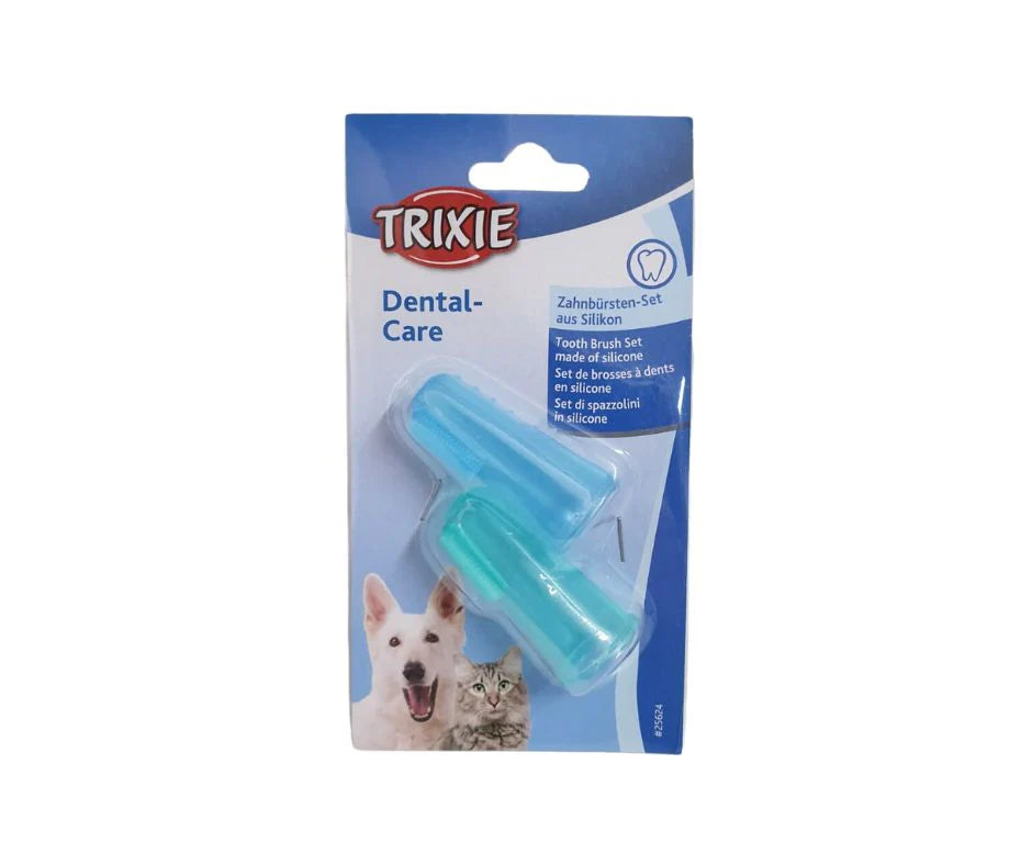 Set Di Spazzolini Da Dito Per Denti Silicone 6cm 2pz
