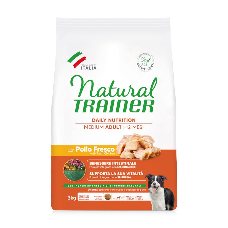 Natural Trainer Dog Med Adult 3 Kg
