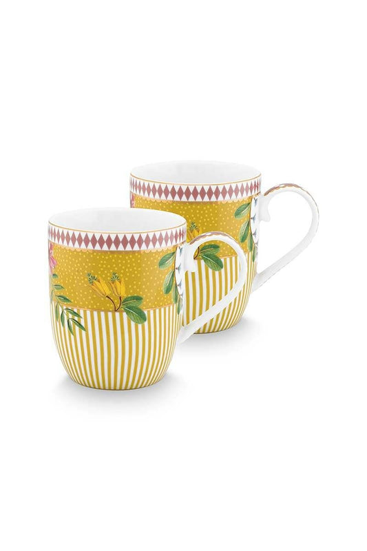 Set/2 Mug Small La Majorelle Yellow