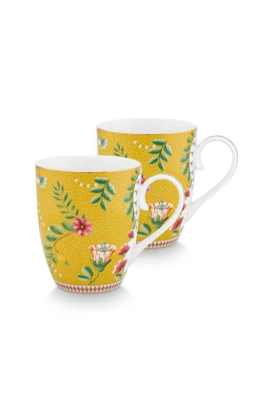 Set/2 Mug Large La Majorelle Yellow