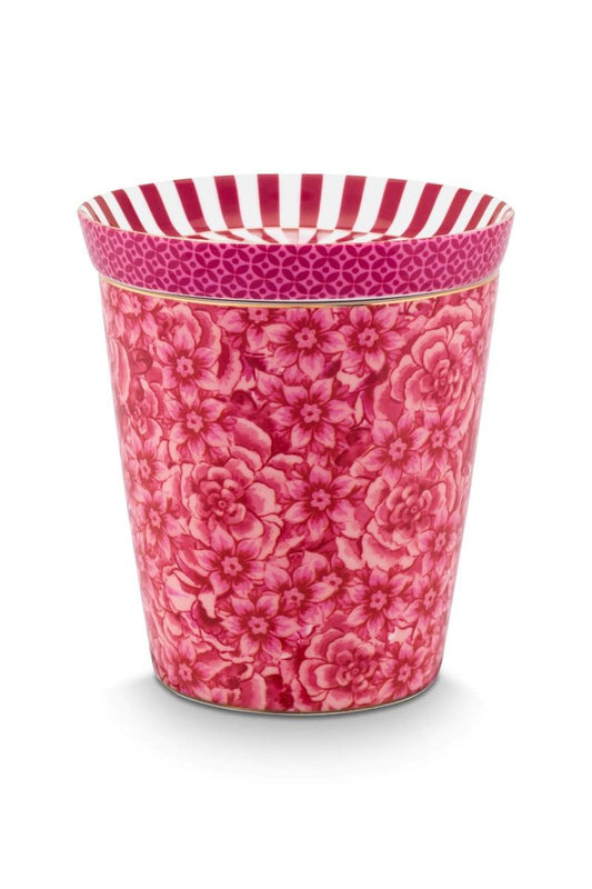 Mug Piccolo Senza Orecchio Royal Fiore & Tea Tip Rosa Scuro