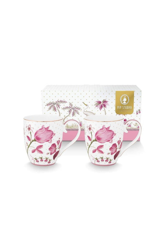 Set2 Mugs Xl Joliem Tulip Pink