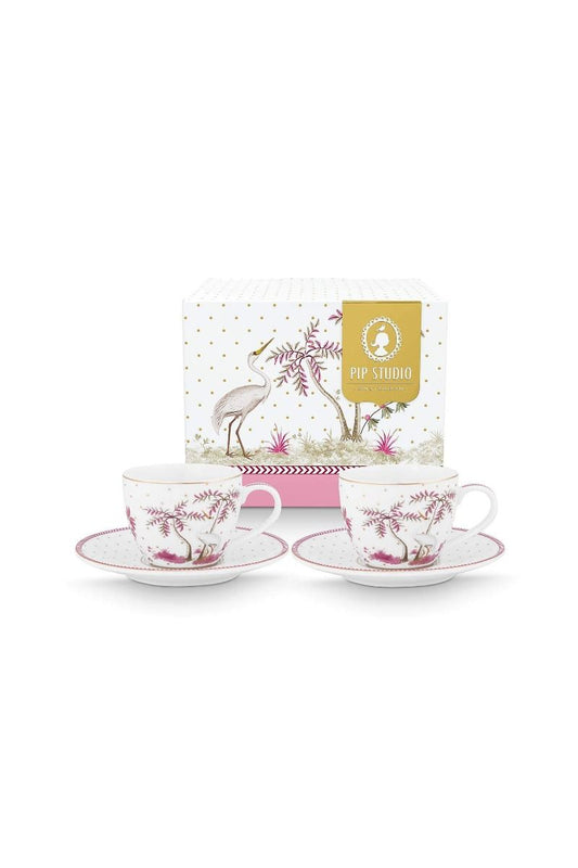 Set2 Tazze Espresso Jolie Dots Pink