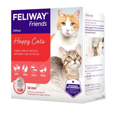 Feliway friends diffusore + ricarica 48 ml 1 mese