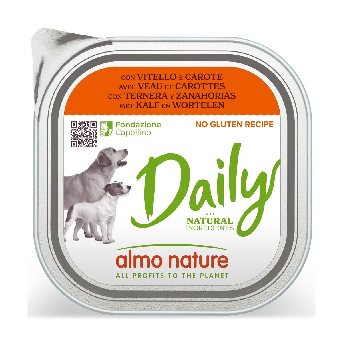 Almo Daily Dogs Con Vitello E Carote