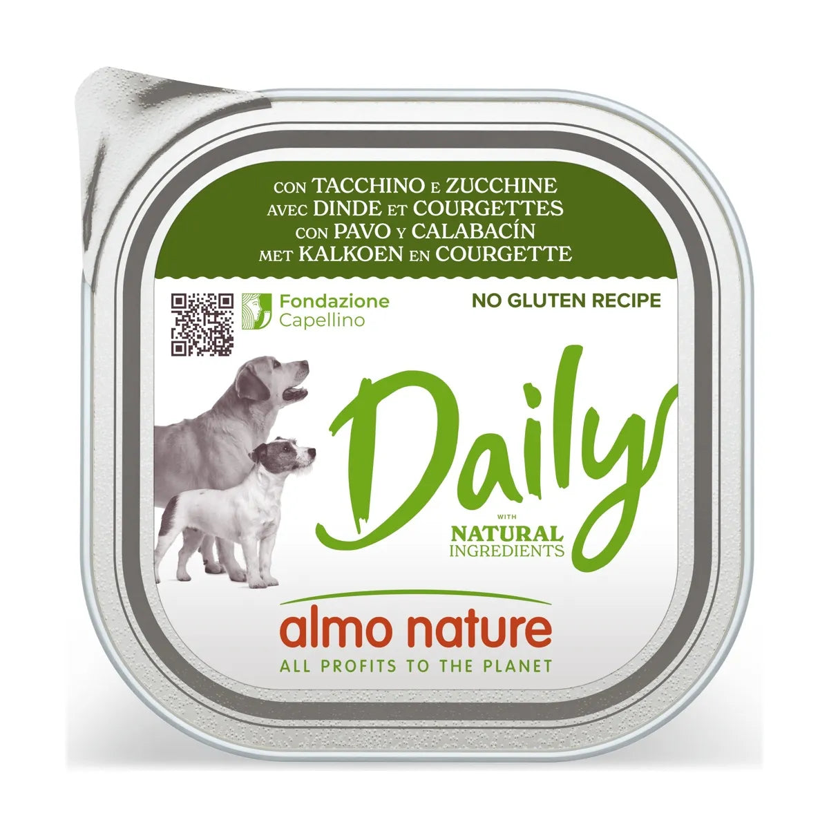 Almo Daily Dogs Con Tacchino E Zucchine