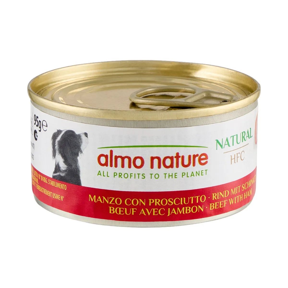 Almo Hfc Natural DogsCon Manzo e Prosciutto