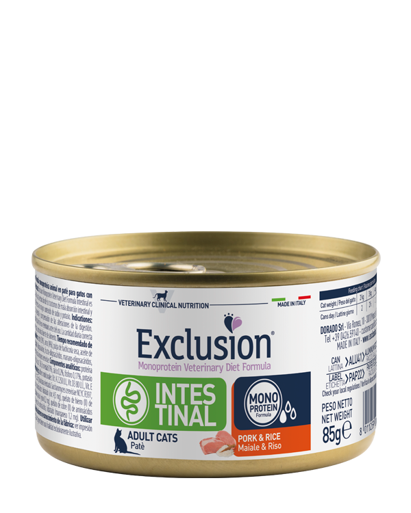Exclusion Cat Cat Intestinal Maiale E Riso