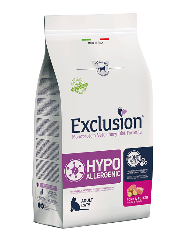 Exclusion Cat Hypoallergenic Maiale & Patate