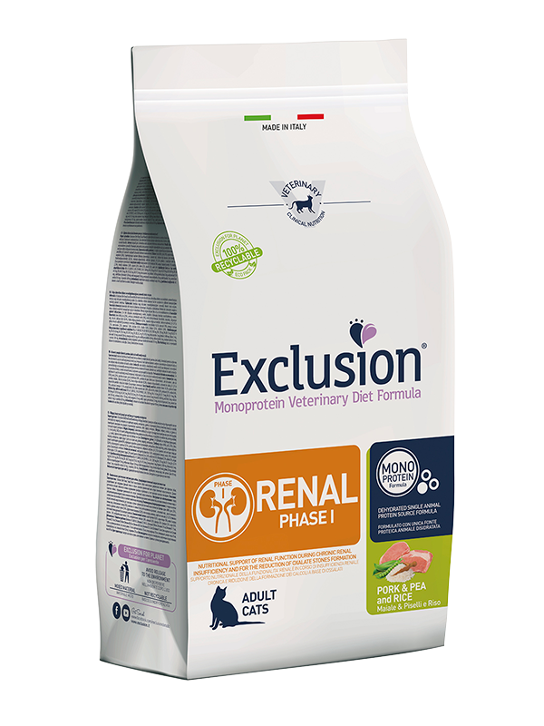 Exclusion Cat Renal Phase 1 Maiale & Piselli & Riso