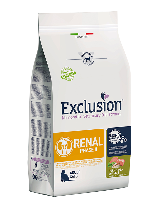 Exclusion Cat Renal Phase 2 Maiale & Piselli & Riso