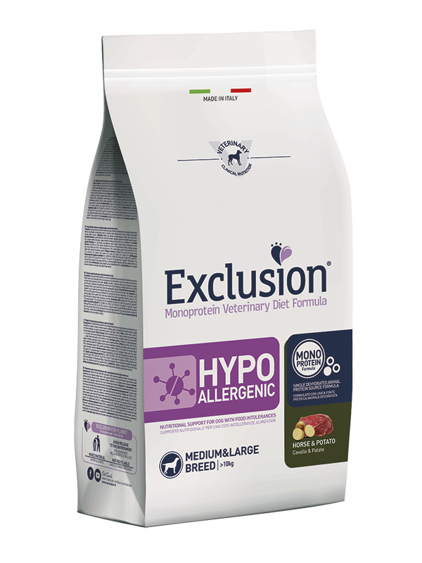 Exclusion Dog Hypoallergenic Cavallo & Patate Medium/L
