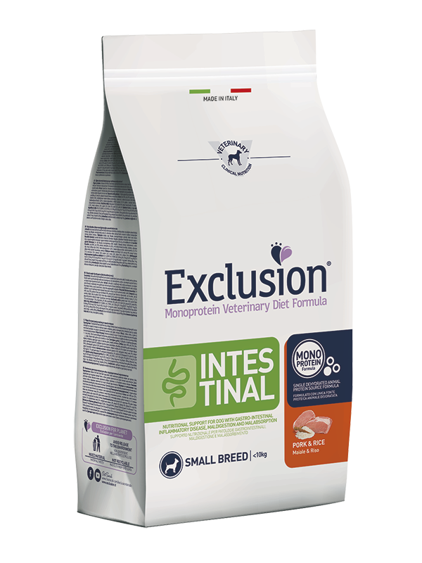 Exclusion Dog Intestinal Maiale & Riso Small