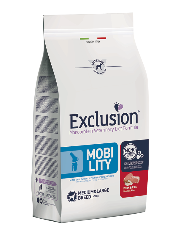 Exclusion Dog Mobility Maiale & Riso Medium/L