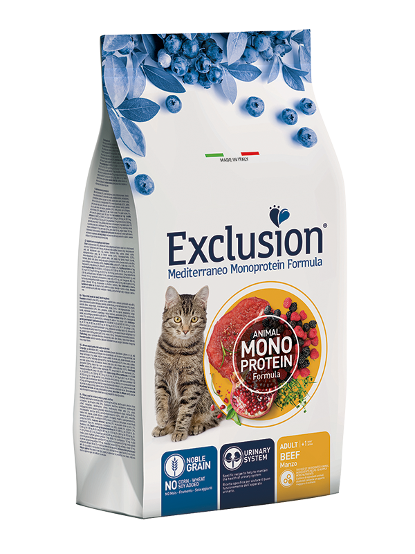 Exclusion Mediterraneo Cat Adult Manzo