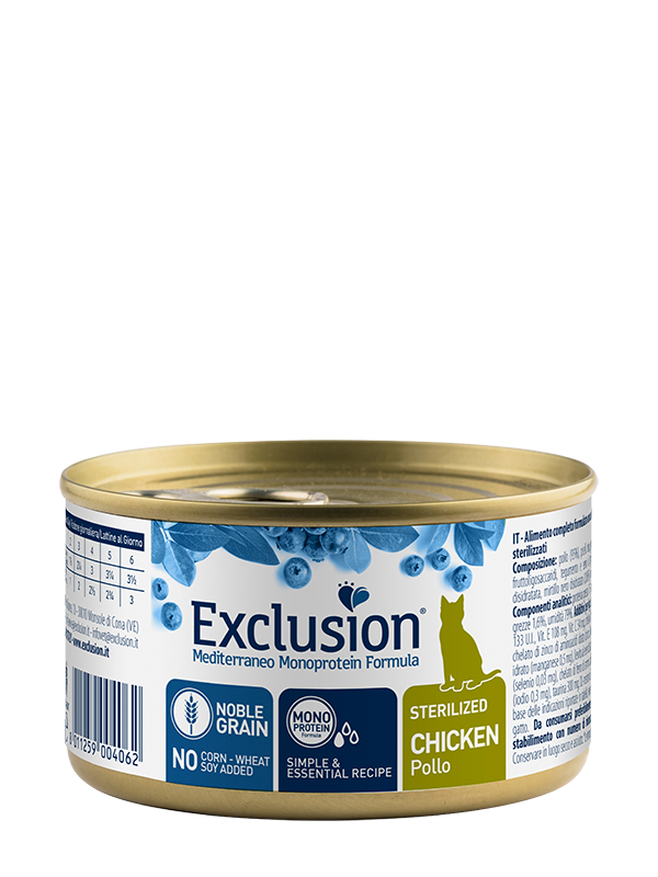 Exclusion Mediterraneo Cat Sterilized Pollo