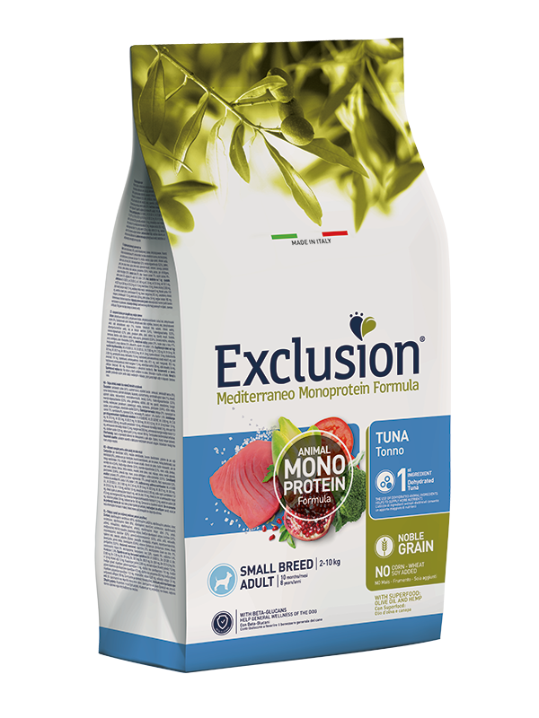 Exclusion Mediterraneo Dog Adult Tonno Small