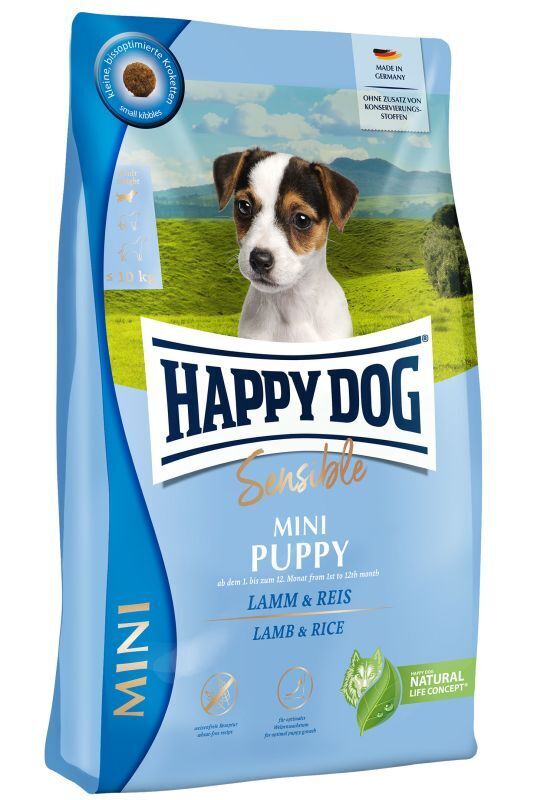 Happy Dog Mini Puppy Agnello & Riso