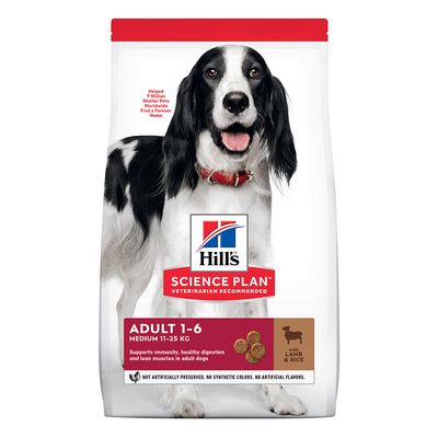 Hill'S Science Plan Adult Medium Agnello e Riso