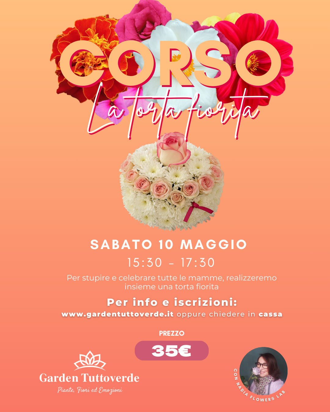 Festa della Mamma: La Torta Fiorita