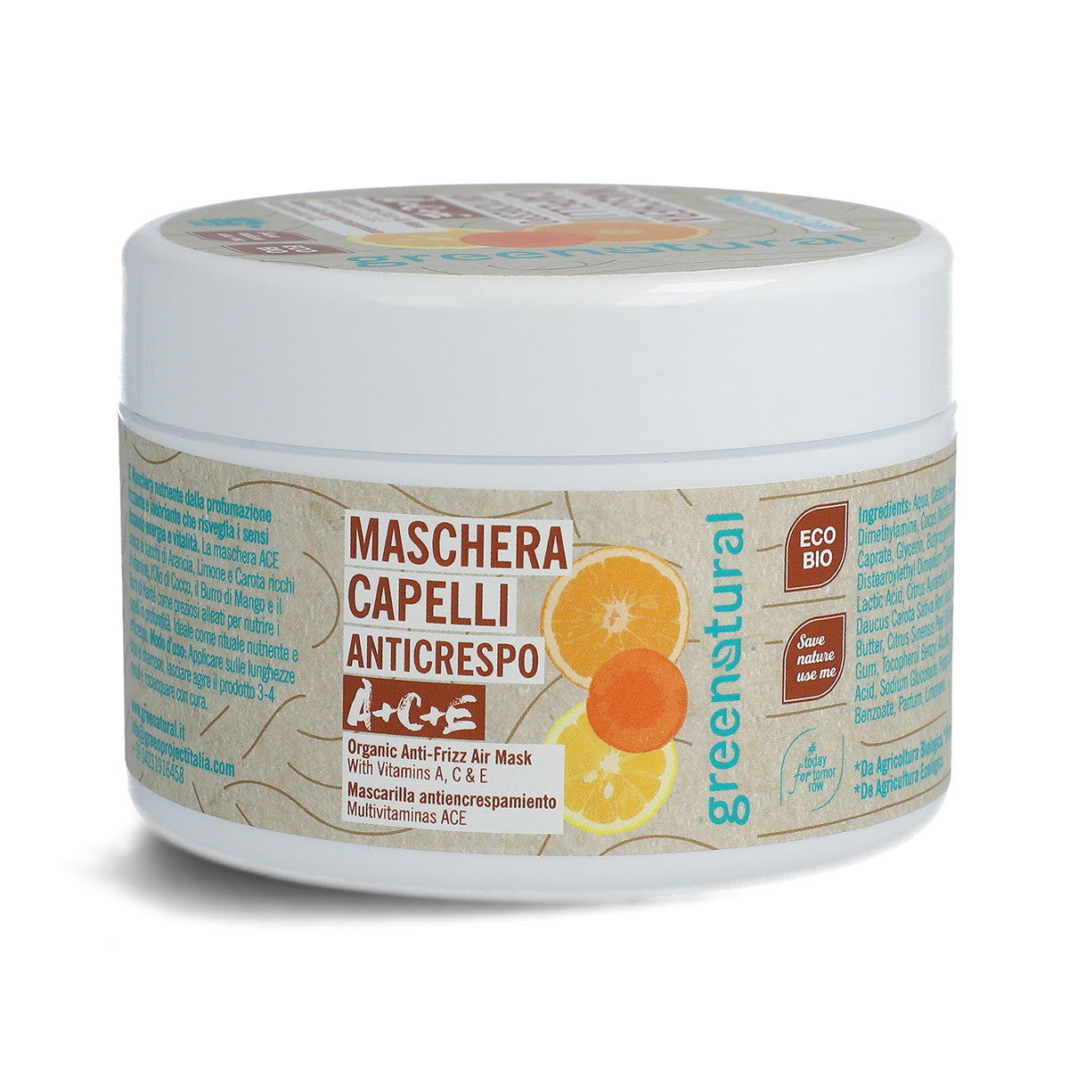 Maschera Capelli Anticrespo Ace - Ecobio