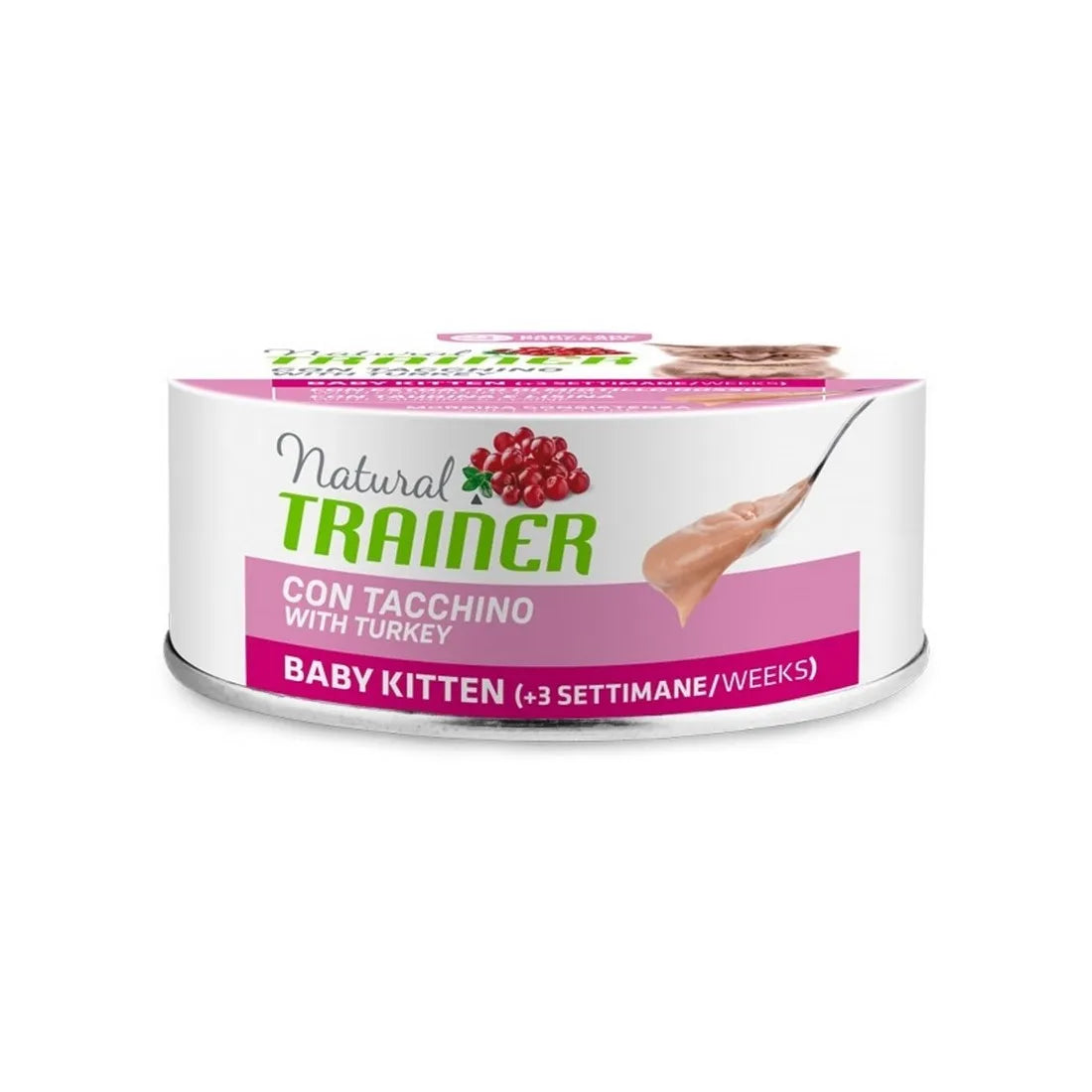 Natural Trainer Cat Baby Kitten Tacchino 80g