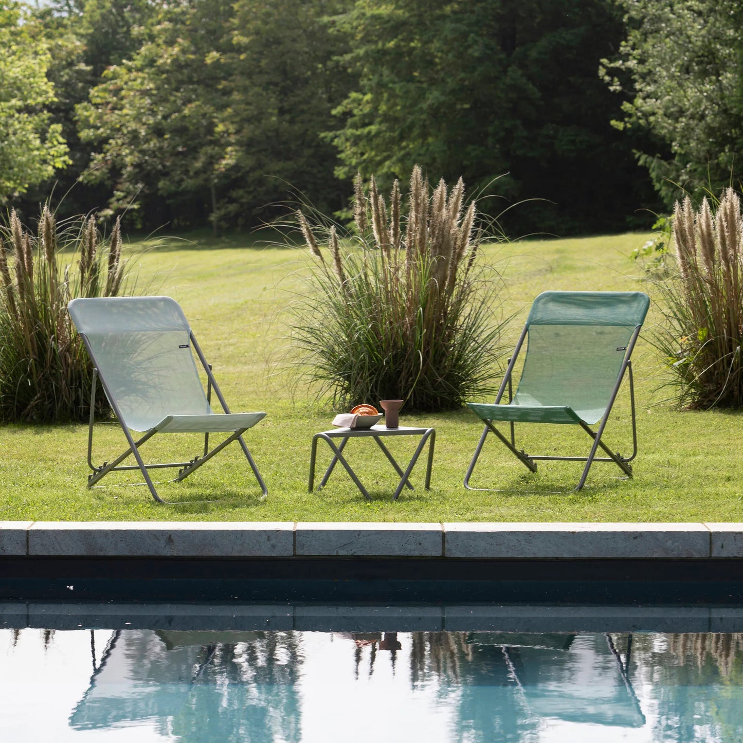 Sedia a sdraio pieghevole multi-posizione Maxi Transat Batyline® Tilleul 9268