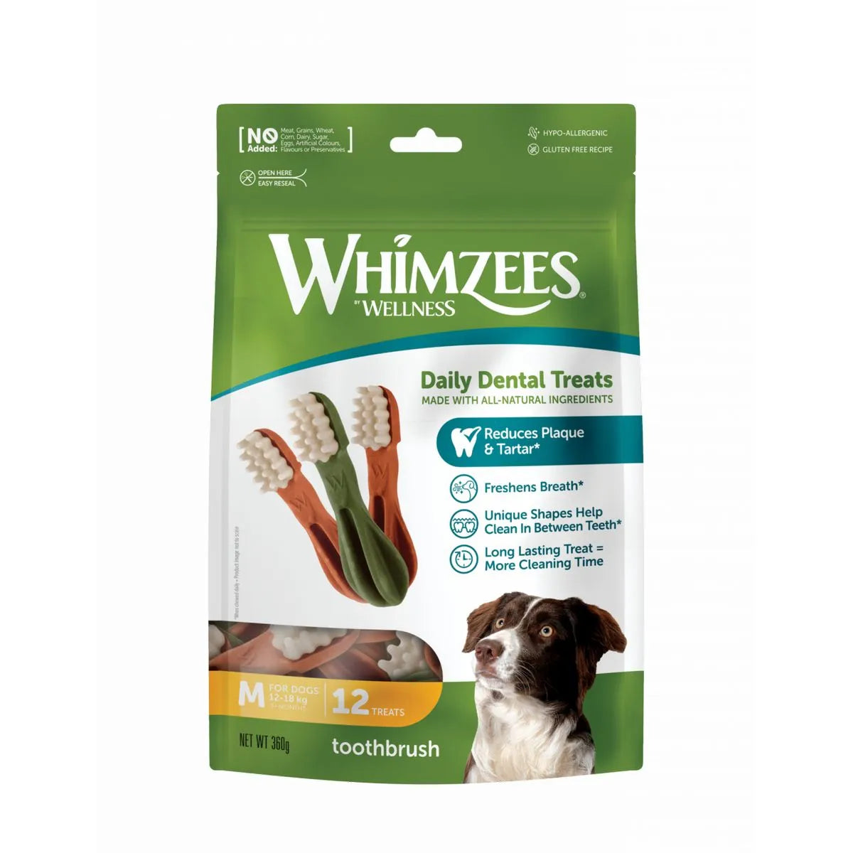 Whimzees Busta Spazzolino M 12pz