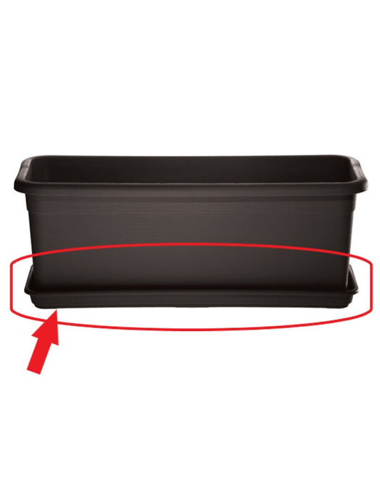 Sottocassetta Decor Fioriera Cm.82 Antracite