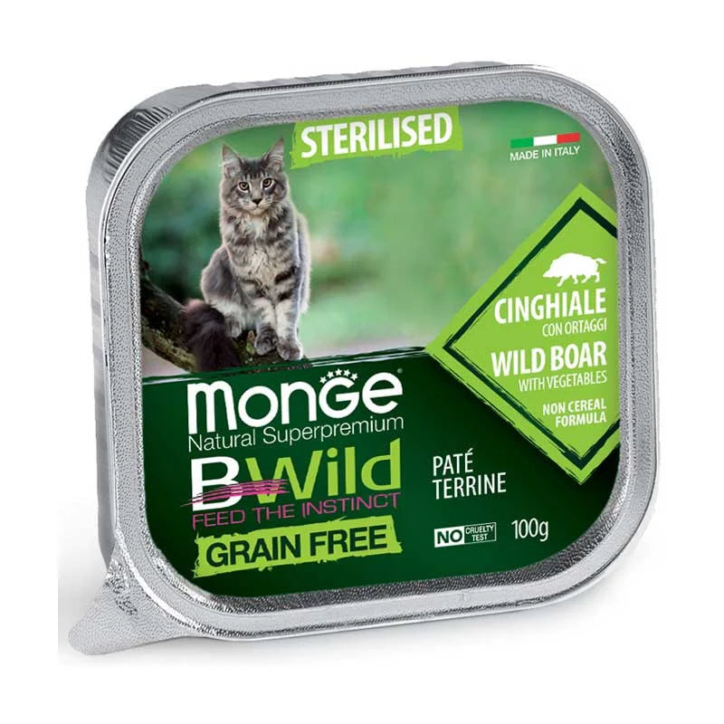 Bwild Cat Sterilizzato Tonno/Ortaggi 100gr