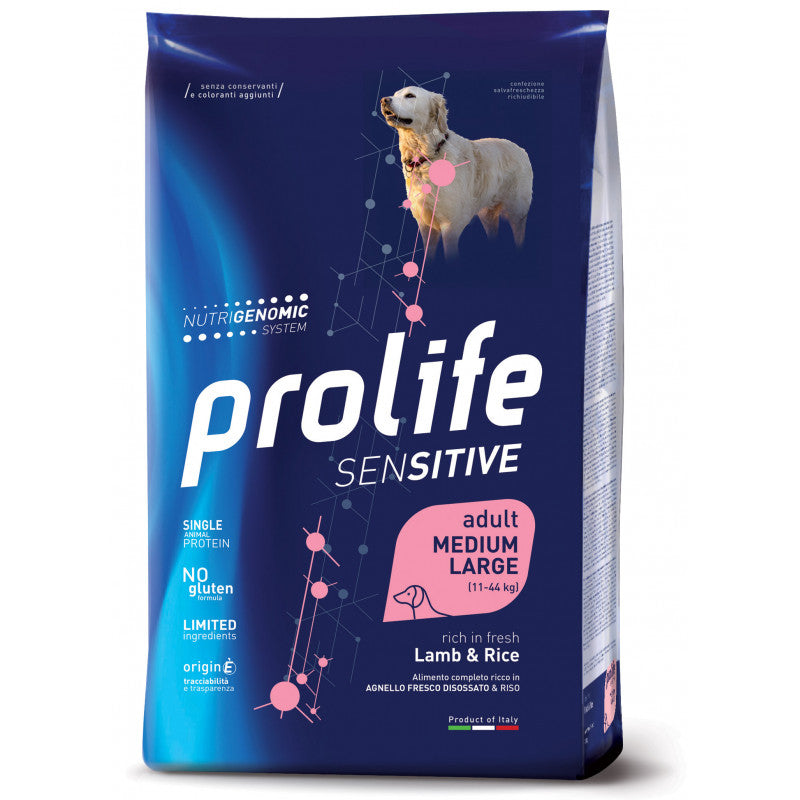 Prolife Dog Sensitive Adult Agnello M/L