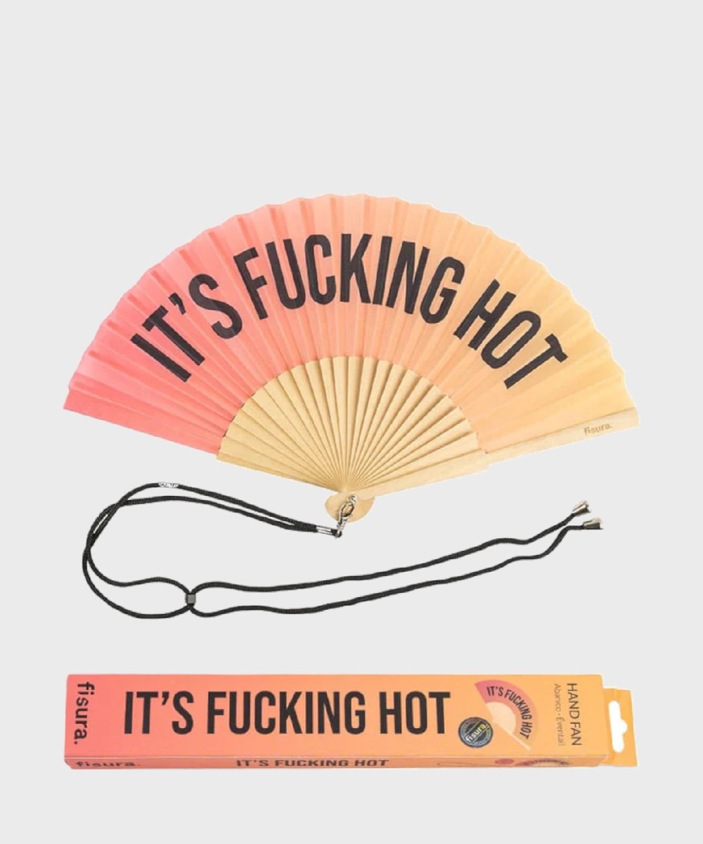 Ventaglio “its fucking hot” sunset gradient