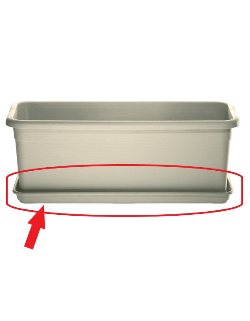 Sottocassetta Decor Fioriera Cm.62 Mandorla