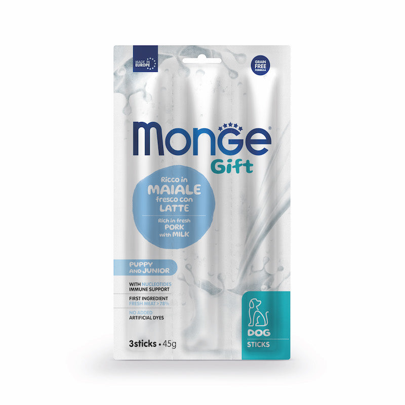 Monge Snack Dog Puppy Maiale Latte 45gr