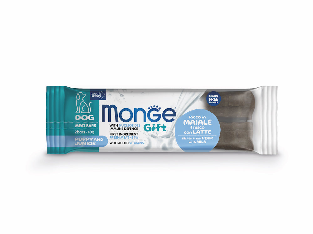Monge Snack Dog Puppy Maiale Latte 40gr