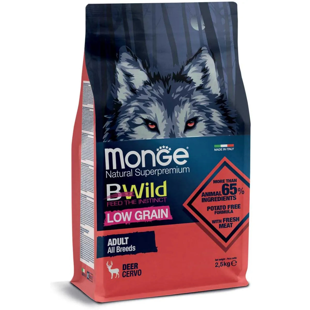 Monge Dog Low Grain All Breeds Adult 2,5 Kg