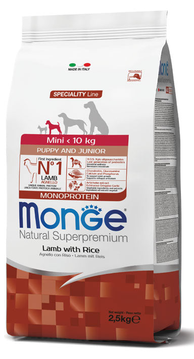 Monge Dog Mini Puppy Agnello & Riso