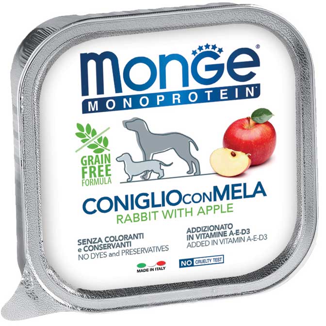 Monge Dog Monoproteico Coniglio/Mela 150gr