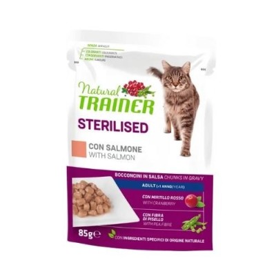 Natural Trainer Cat Sterilizzato Bustina 85gr
