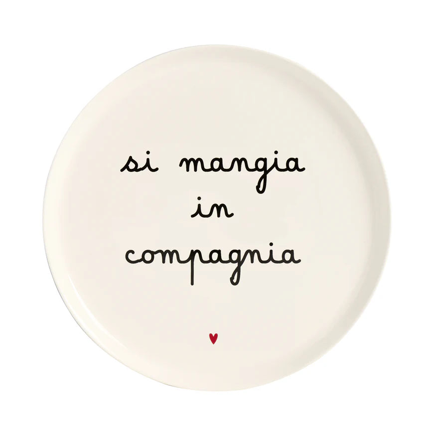 Piatto Pizza Si Mangia In Compagnia
