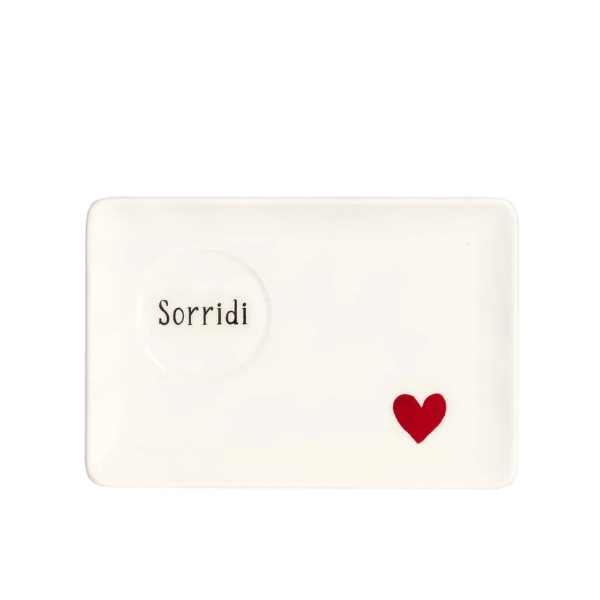 Set 2 Piattini per Tazze Espresso Sorridi