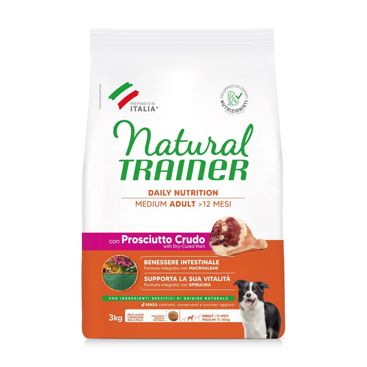 Natural Trainer Dog Med Adult 3 Kg