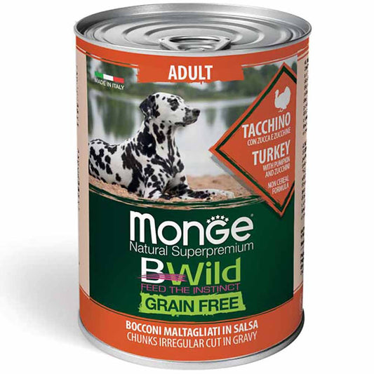 Bwild Dog Adult Tacchino Zucca/Zucchine 400gr