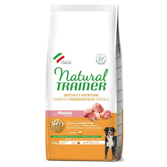 Natural Trainer Dog Sensitive Adult M/M Maiale