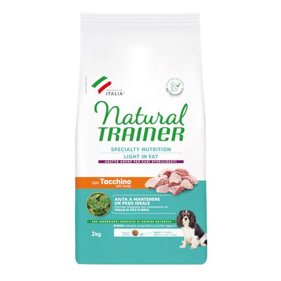Natural Trainer Dog S&T Light In Fat Tacchino 2kg