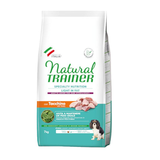 Natural Trainer Dog Small&Mini Light Tacchino 7kg