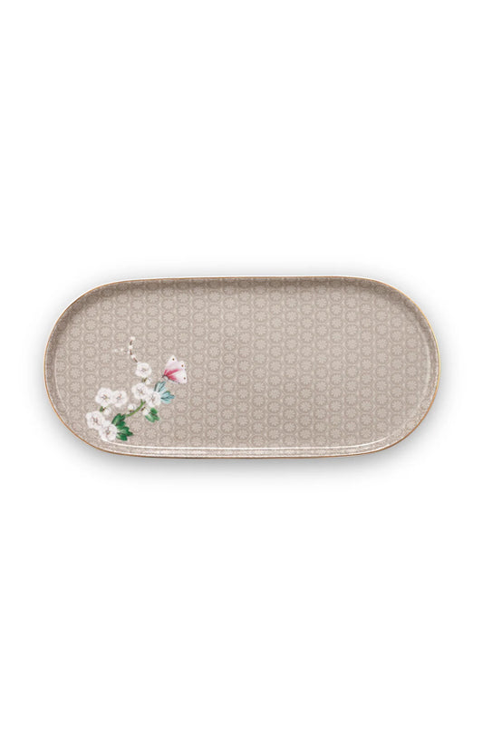 Piattino Zucchero E Latte Kamini khaki 25x12