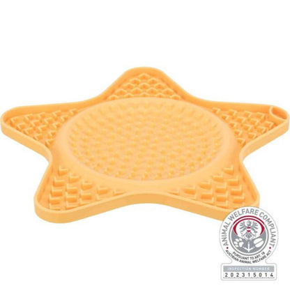 Trx lick'n'snack tappetino silicone giallo