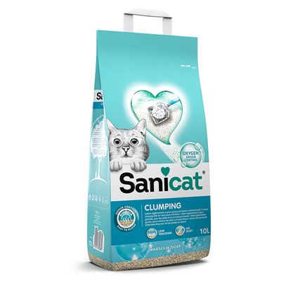 Sanicat Clumping White Active Marsiglia Lt.10